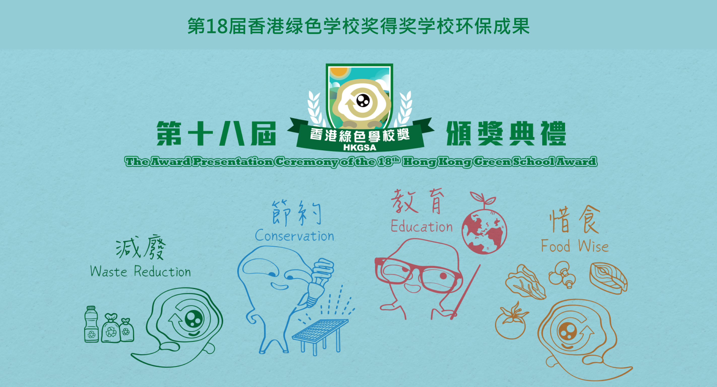 第18届香港绿色学校奖得奖学校环保成果